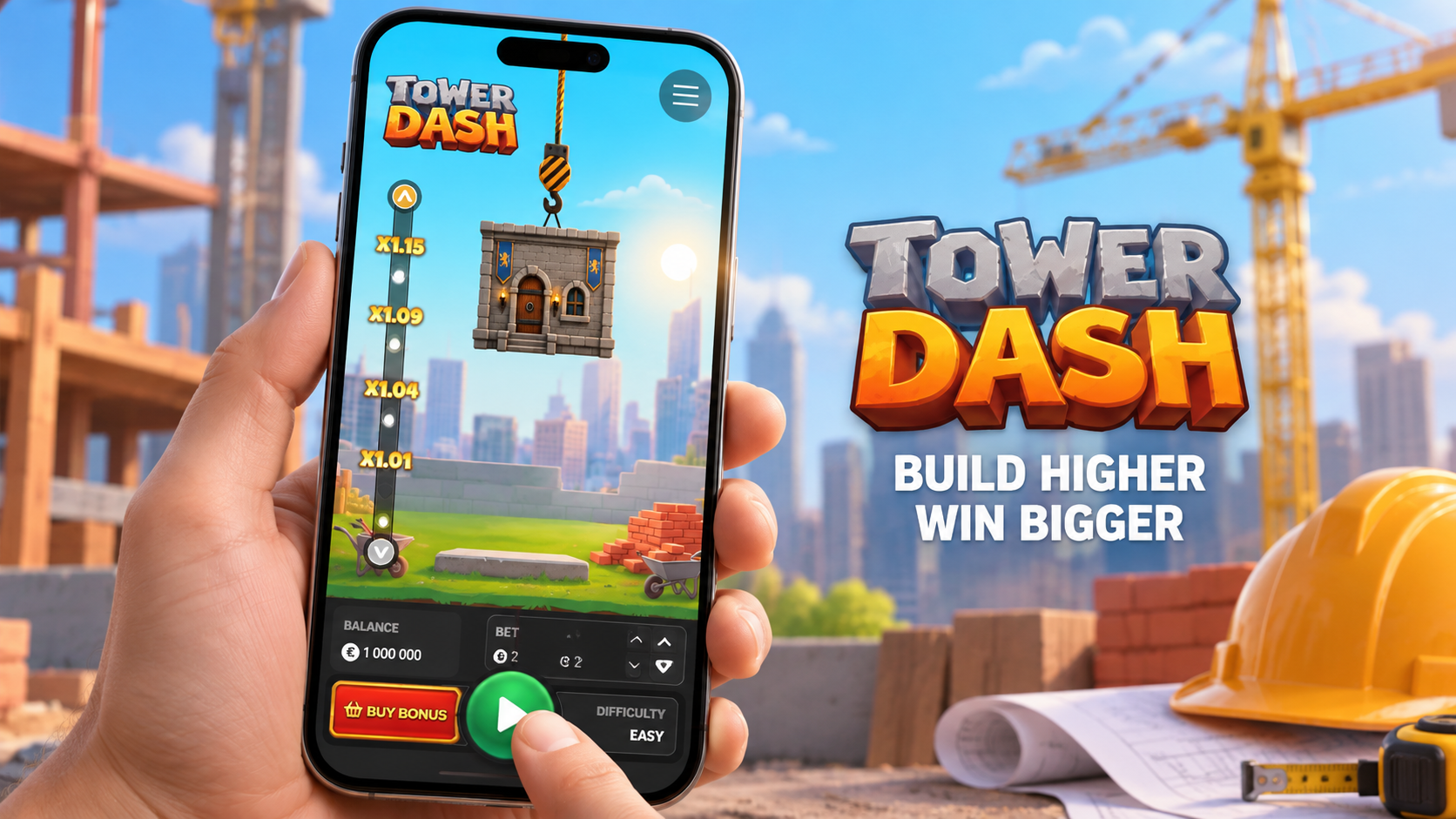 لعبة Tower Dash على هاتف محمول